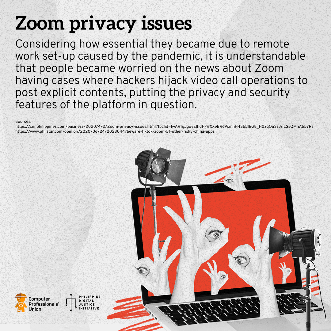 Zoom privacy issues