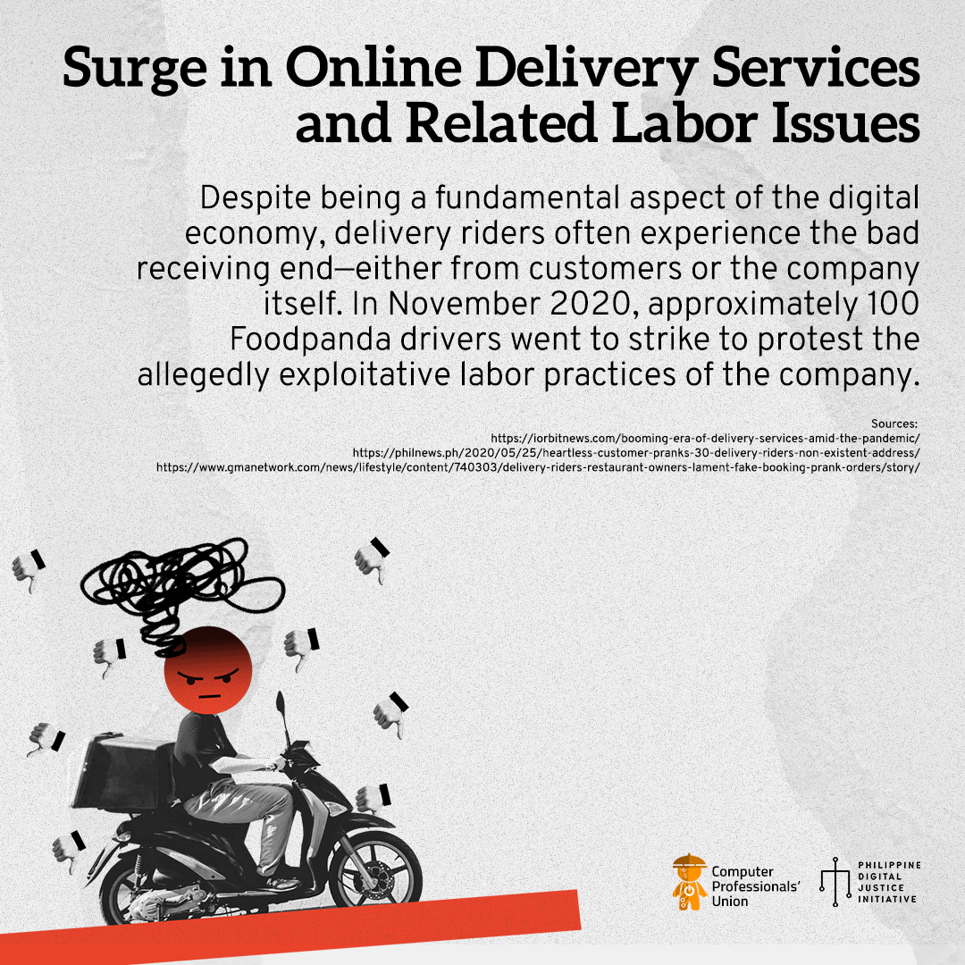 Surge in Online Delivery Services and Related Labor Issues